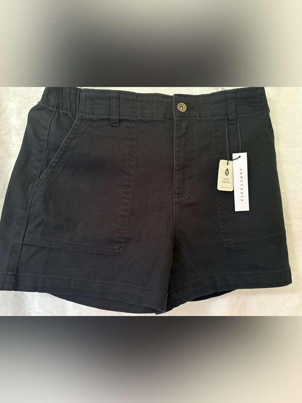 Sanctuary Smart Creations Black Summer Shorts - Picture 2 of 8